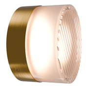 Gull 5w LED CCT Brass/ Ribbed Arylic 138mm Wall Light