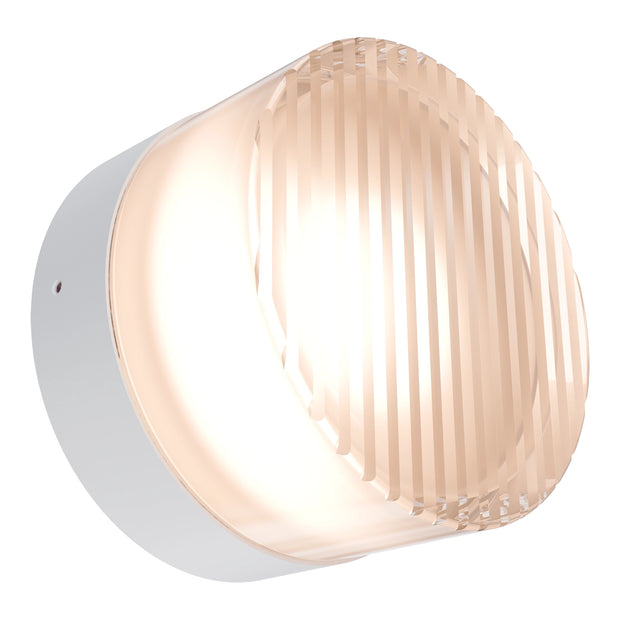 Gull 5w LED CCT White/ Ribbed Arylic 138mm Wall Light