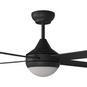 Heron V2 AC 52 Ceiling Fan Black LED Light