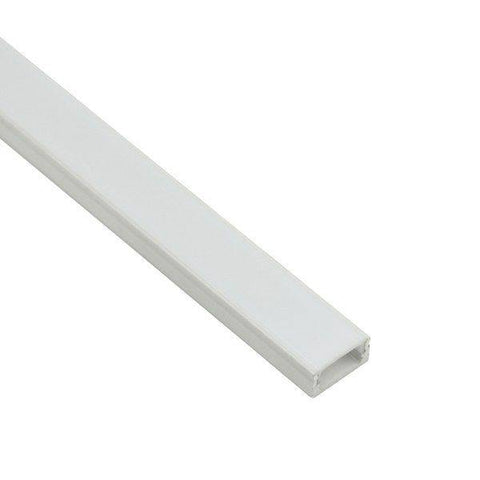 Aluminium Extrusion 3m Surface Mount Profile White