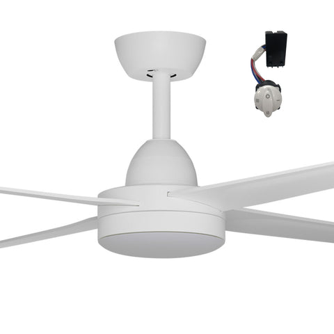 Activ DC 52 Ceiling Fan White with LED Light