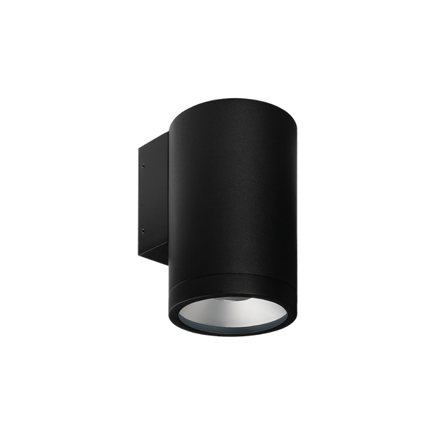 Athena G2 18W Dimmable LED Fixed Down IP66 Wall Light Black