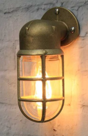 Harbour Solid Brass Exterior Wall Light