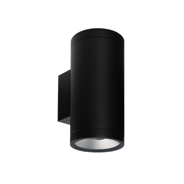 Athena G2 28W Dali Dimmable LED Fixed Up/Down IP66 Wall Light Black