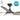 Storm DC 48 Ceiling Fan Black and Koa with LED Light