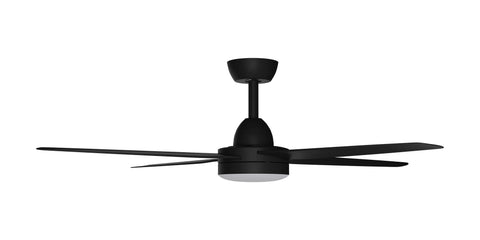 Activ DC 48 Ceiling Fan Black with LED Light