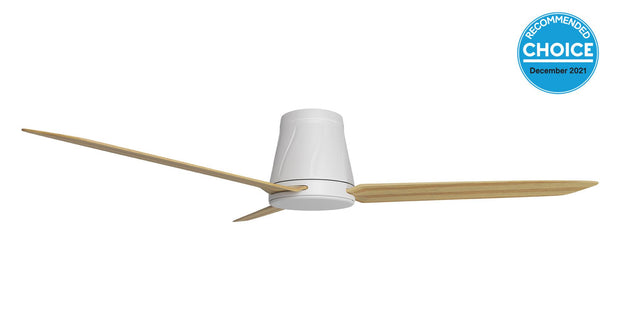 Profile DC 50 Ceiling Fan White with Bamboo