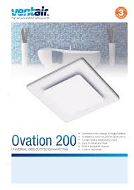 Ovation 200 Square Exhaust White