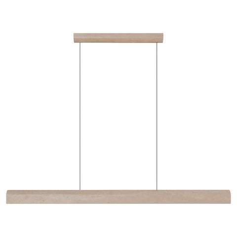 Inspire 40w LED CCT 1500MM Crafted Travertine Linear Pendant