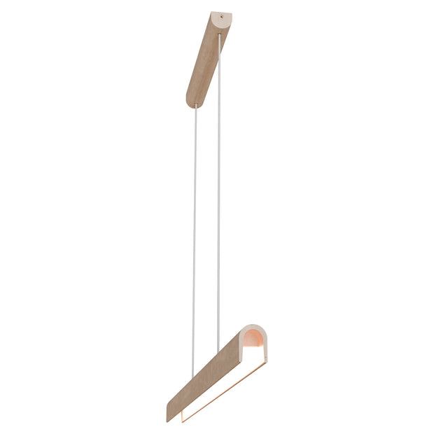 Inspire 40w LED CCT 1500MM Crafted Travertine Linear Pendant