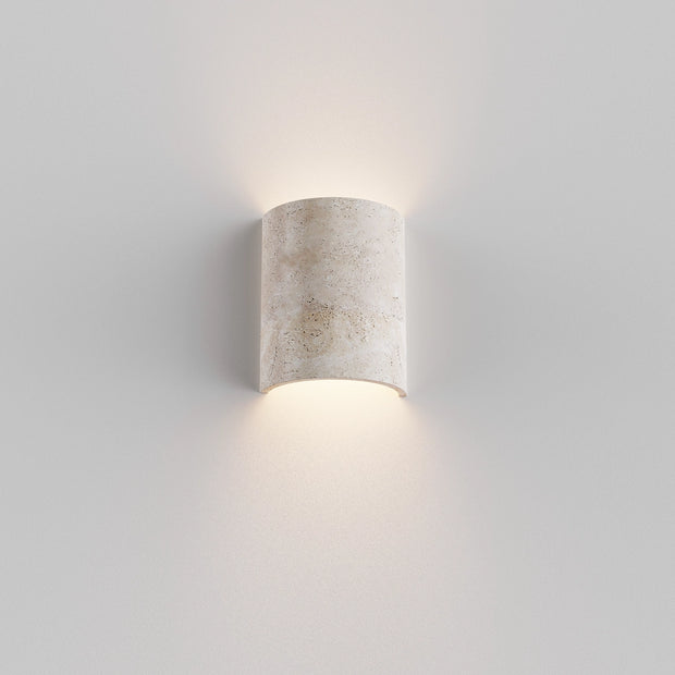 Inspire 2xGU10 Crafted Travertine 220mm IP20 Wall Light