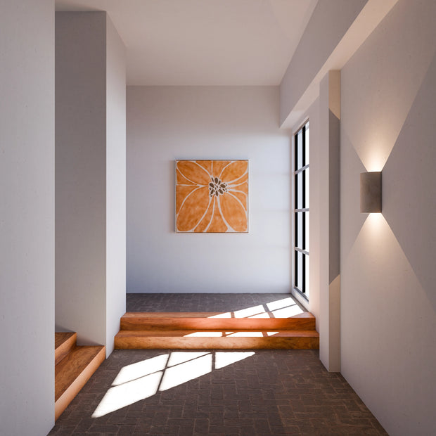 Inspire 2xGU10 Crafted Travertine 220mm IP20 Wall Light