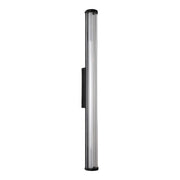 Junco 22w LED CCT Black Ribbed Glass IP65 920mm Wall Light