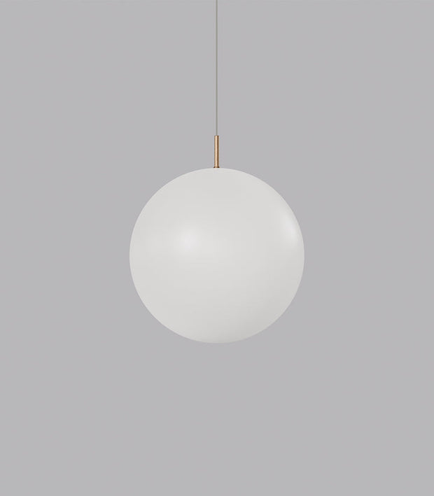 ORB Air 280 Aged Brass with Frosted Glass Pendant