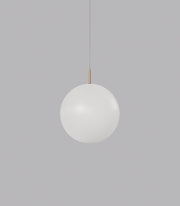 ORB Air 230 Aged Brass with Frosted Glass Pendant