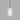 Organic Pendant Light Old Brass with Medium White Mouth-Blown Glass