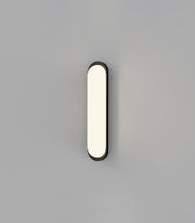 Bode LED Wall Light Iron with Acid Wash White Glass