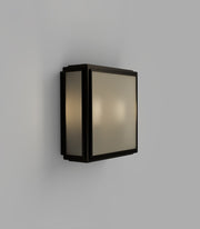 Lille 2LT Wall Light Old Bronze with Frosted Tempered Glass