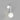 Orb Mirror Medium White Long Arm Wall Light with Acid Washed White Glass Shade