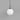 Orb Max Large Pendant Black with Acid Washed White Glass