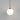 Orb Max Large Pendant Black with Acid Washed White Glass