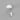 Orb Dome Mirror Mini Chrome Long Arm Wall Light with Acid Washed White Glass Shade