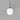 Parlour Curve Pendant Light Iron with Acid Washed White Glass Shade