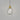 Parlour Curve Pendant Light Old Brass with Clear Glass Shade