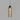 Parlour Elong Pendant Light Iron with Amber Glass Shade