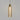 Parlour Elong Pendant Light Old Brass with Amber Glass Shade