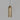Parlour Elong Pendant Light Old Brass with Amber Glass Shade