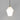 Parlour Geo Pendant Light Old Brass with Acid Washed White Glass Shade