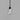 Parlour Lite Curve Pendant Light Black with Clear Glass Shade