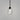 Parlour Lite Curve Pendant Light Black with Clear Glass Shade