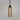 Parlour Lite Elong Pendant Light Black with Amber Glass Shade
