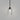 Parlour Lite Glass Pendant Light Black with Round/Round Glass Shade