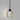 Parlour Lite Ring Pendant Light Black with Old Brass Ring