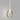 Parlour Lite Ring Pendant Light White with Old Brass Ring
