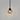 Parlour Lite Sphere Pendant Light Black with Amber Glass Shade