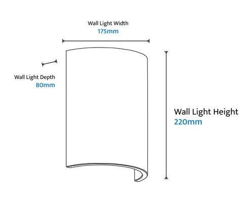 Inspire 2xGU10 Crafted Travertine 220mm IP20 Wall Light