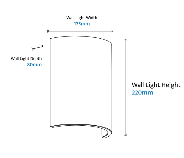 Inspire 2xGU10 Crafted Travertine 220mm IP20 Wall Light