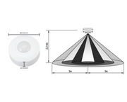 360 degree Surface Mount PIR Sensor