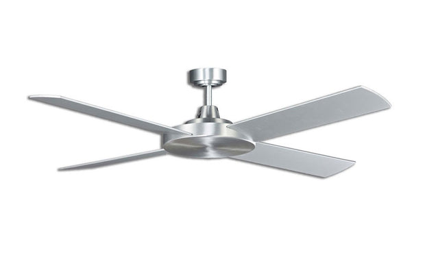 Razor 1320mm 4 Blade Ceiling Fan Only Brushed Aluminium