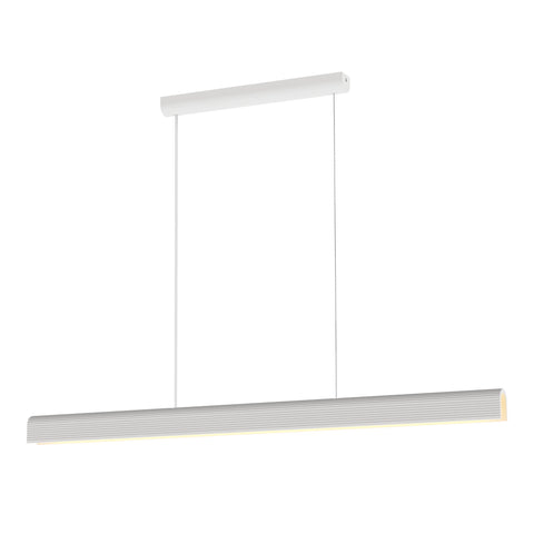 Munia 40w LED CCT 1500mm Gypsum Paintable Surface White Pendant