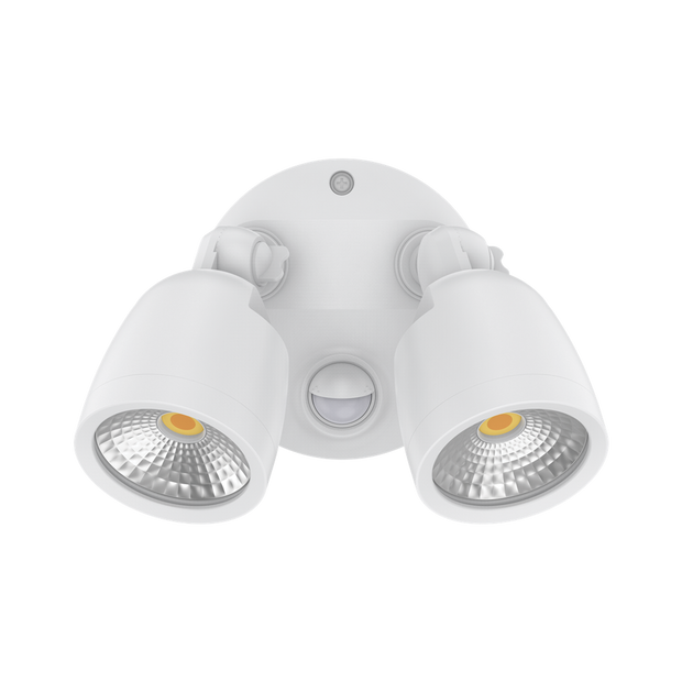 Muro Eco Twin White 20w Spotlight with Sensor