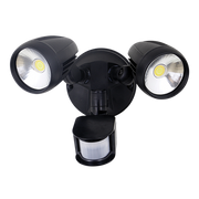 MURO PRO 30S 30W Twin Spotlight with Sensor - Black