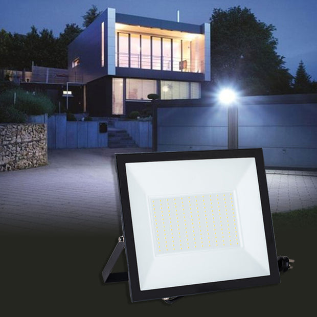 150w LED 4000K IP65 Flood Light with Flex and Plug