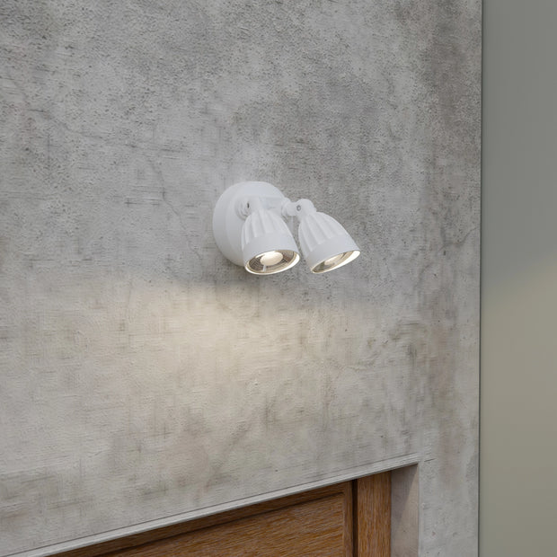 Nighthawk 30w CCT LED Double Exterior IP65 Spotlight White