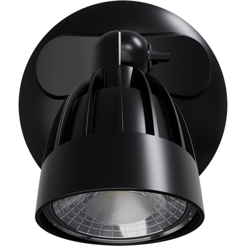 Nighthawk 15W CCT LED Single Exterior IP65 Spotlight Black