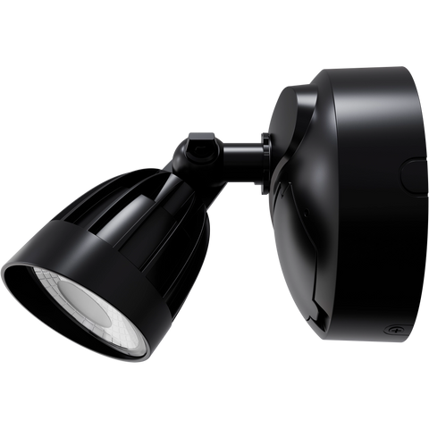 Nighthawk 15W CCT LED Single Exterior IP65 Spotlight with Sensor Black